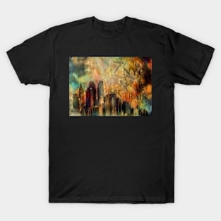 Modern art. New York T-Shirt